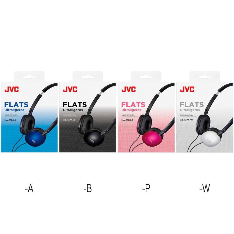 Auriculares jvc ha-s170/ jack 3.5/ azules