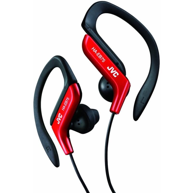 Auriculares JVC HA-EB75 de Clip, Sonido Potente, Cable 1,2m Negro