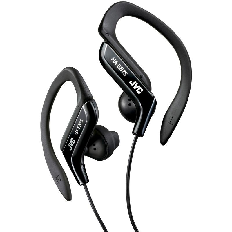 Auriculares JVC HA-EB75 de Clip, Sonido Potente, Cable 1,2m Negro