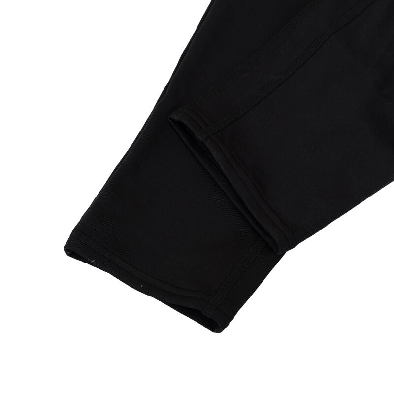 LADIES SWIMWEAR THERMAL LONG PANTS - BLACK