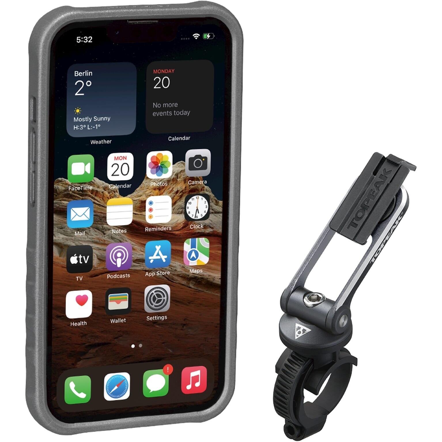 Topeak RideCase iPhone 13 including attachment