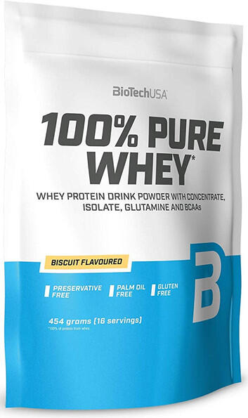 100% czystej serwatki - 454 g Strawberry Biotech USA