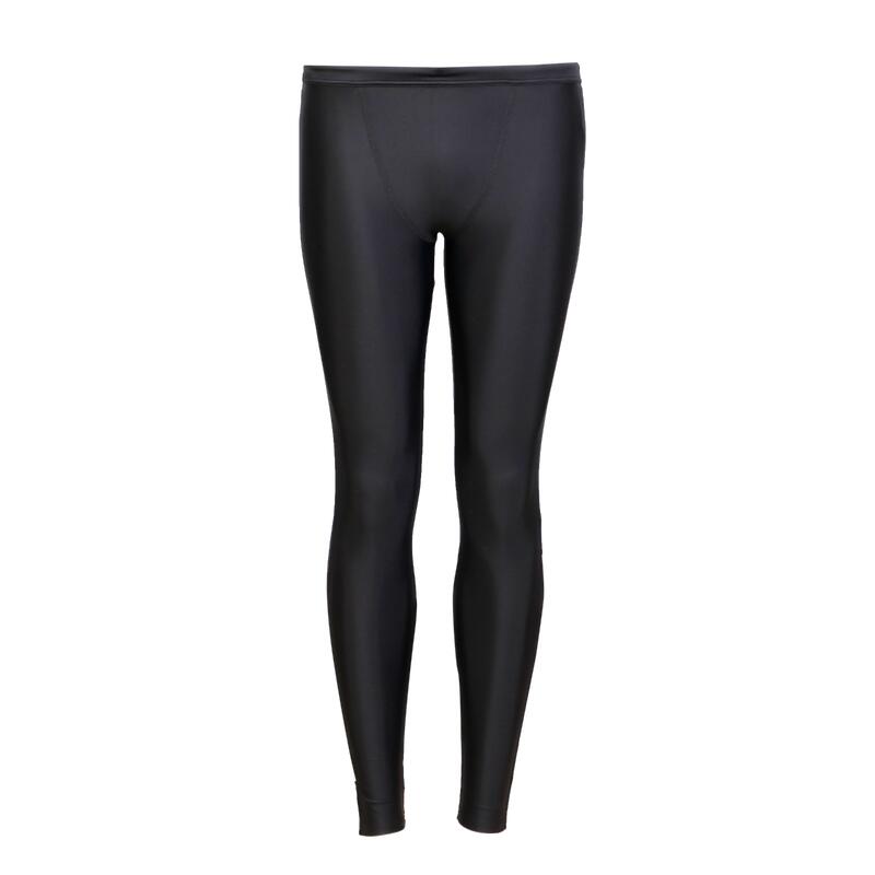 MEN SWIMWEAR LOGO LONG PANTS - BLACK