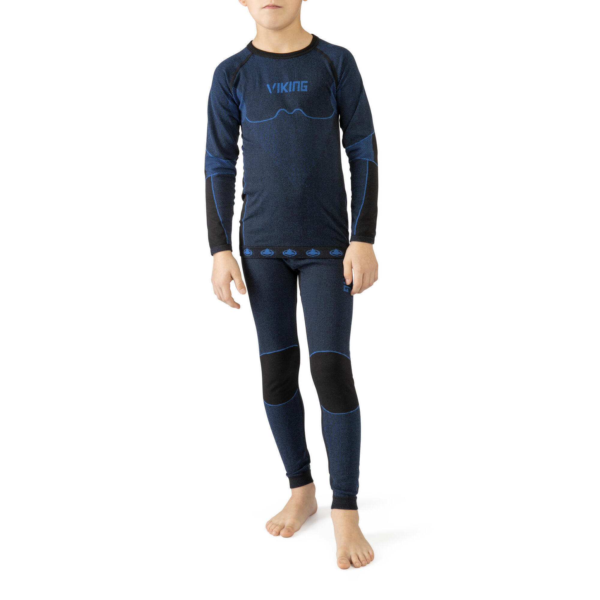 VIKING Thermounterwäsche Kinder Set Viking Riko blau