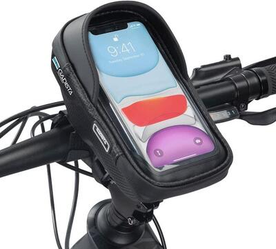 BORSA IMPERMEABILE PER TELEFONO BICI CON SPAZIO DI ARCHIVIAZIONE E SUPPORTO