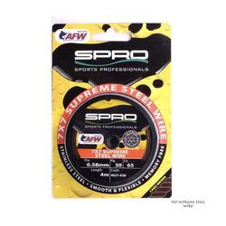 Bobine Acier Spro 7x7 Supreme Steel Wire 4m (46/100)