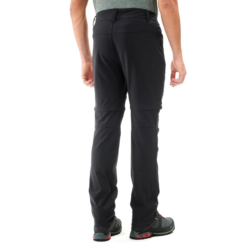 Pantalón desmontable Senderismo Hombre TREKKER STR ZIP OFF PT