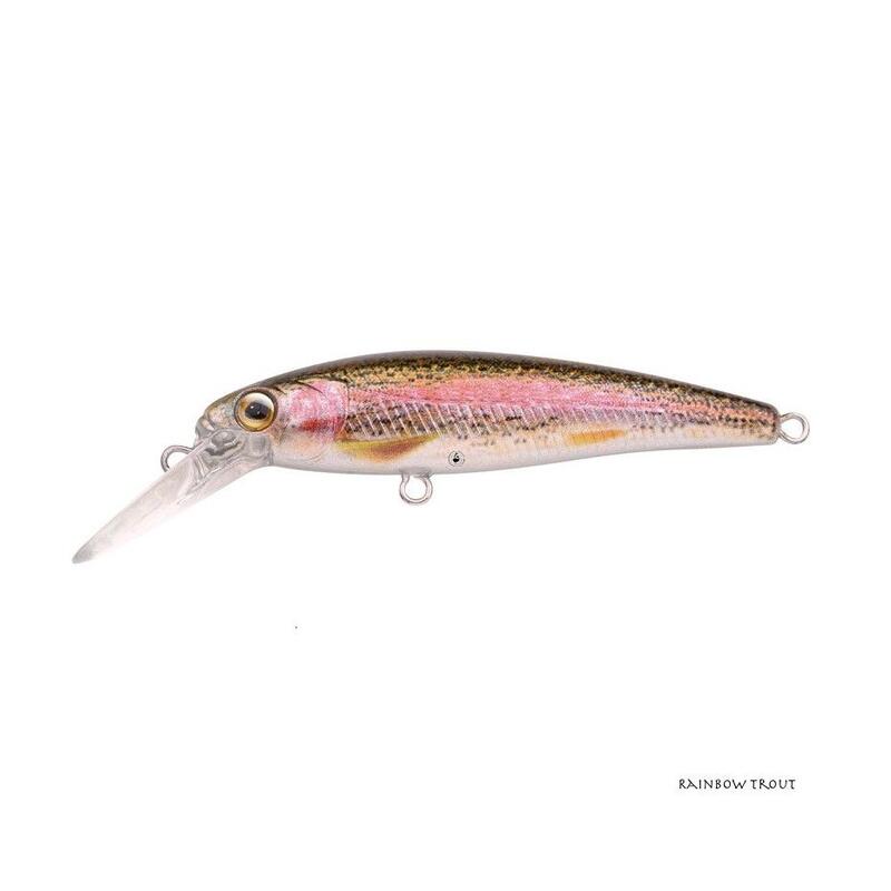 Poisson Nageur Spro Ikuru Micro Jerk 50F (Rainbow Trout)
