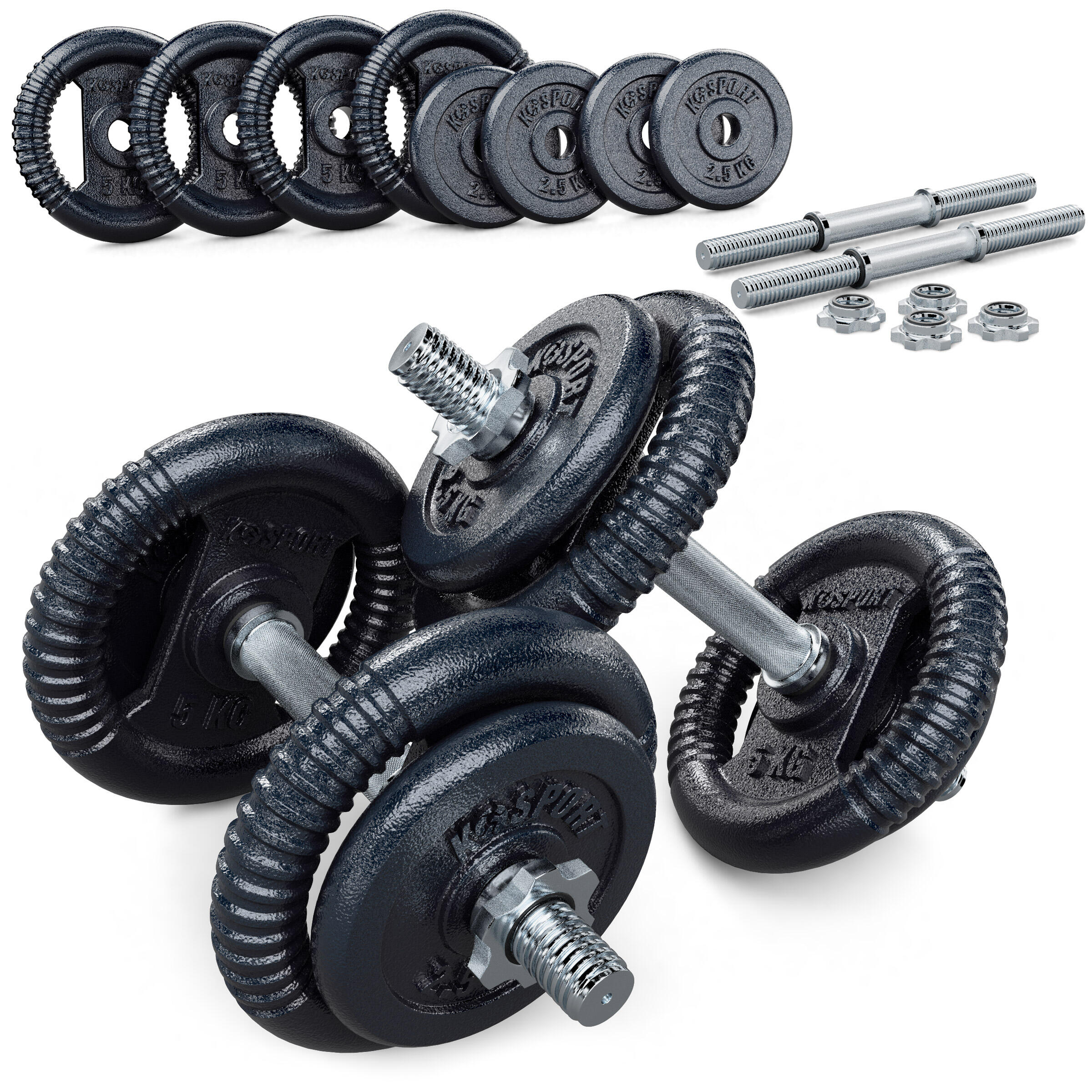 Halteres 34 kg / Conjunto de 2 halteres