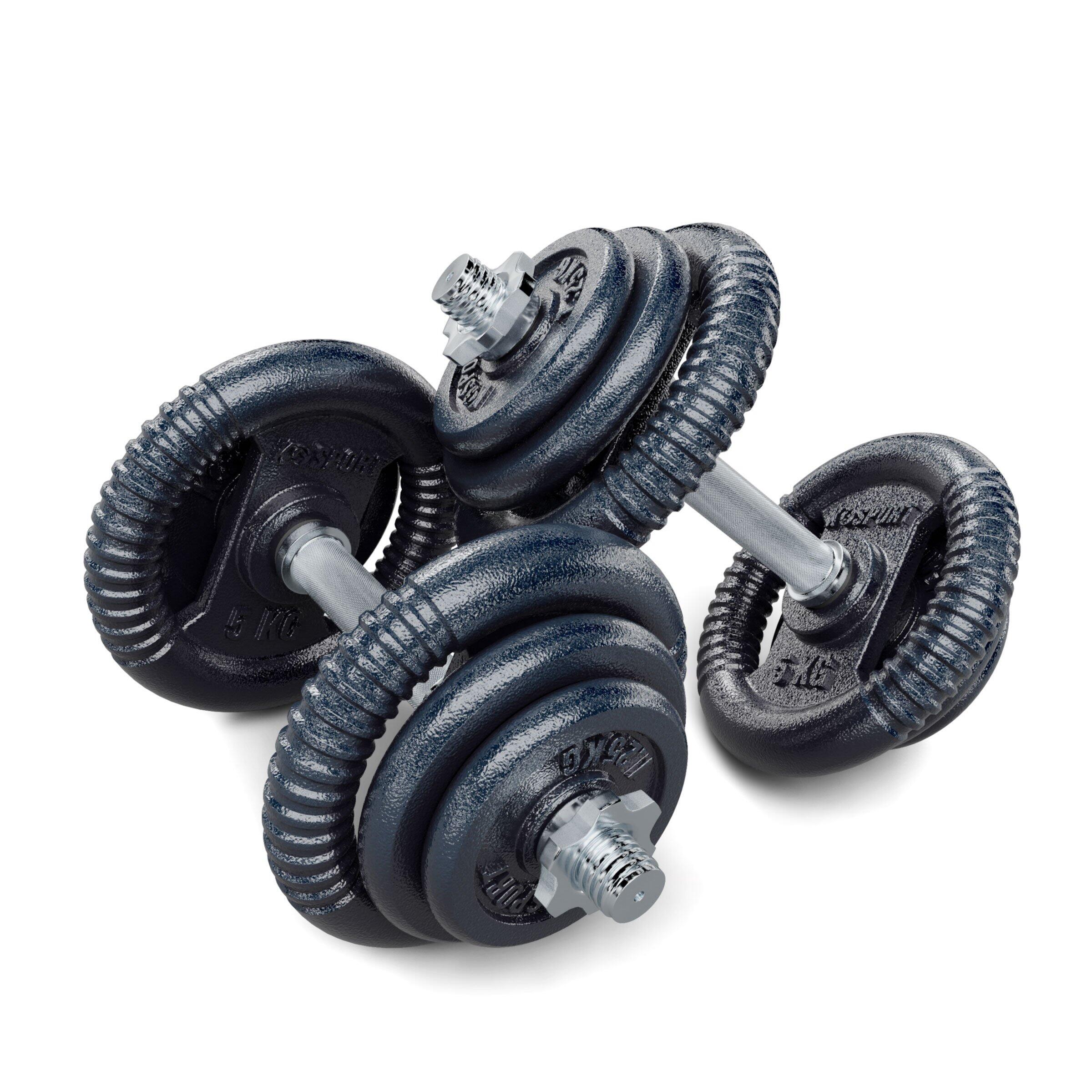 Set manubri - 34 kg I 2x manubri regolabili per l'allenamento 2/5
