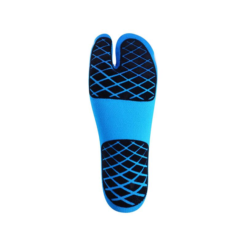 chaussettes natation adulte piscine antidérapantes antibactérien bleu clair