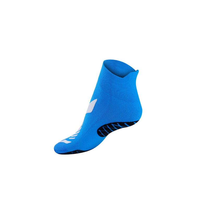 Ponožky pool 1 finger pro dospělé, světle modrá-bílá se stříbrným vláknem.