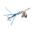 Cuiller Tournante Spro Larva Mayfly Micro Spinner 4g (Chrome Blue)