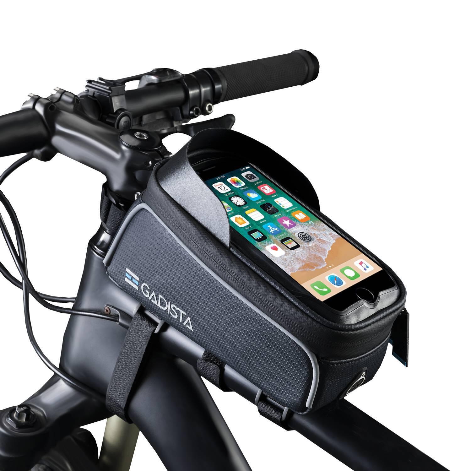 GADISTA® France, Support Telephone Velo/Moto/Trottinette. Sacoche Telephone  Moto étanche avec Housse de Pluie Transparente et Une Fixation innovante.  Accessoire Velo Indispensable, Cadeau Homme Femme : : Sports et  Loisirs