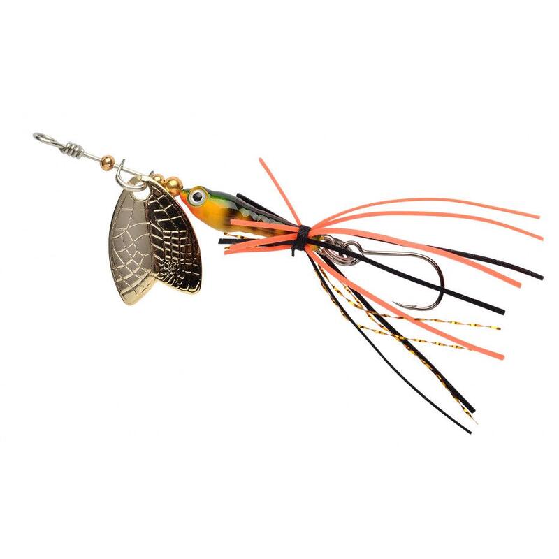 Cuiller Tournante Spro Larva Mayfly Micro Spinner 4g Single Hook (Perch)