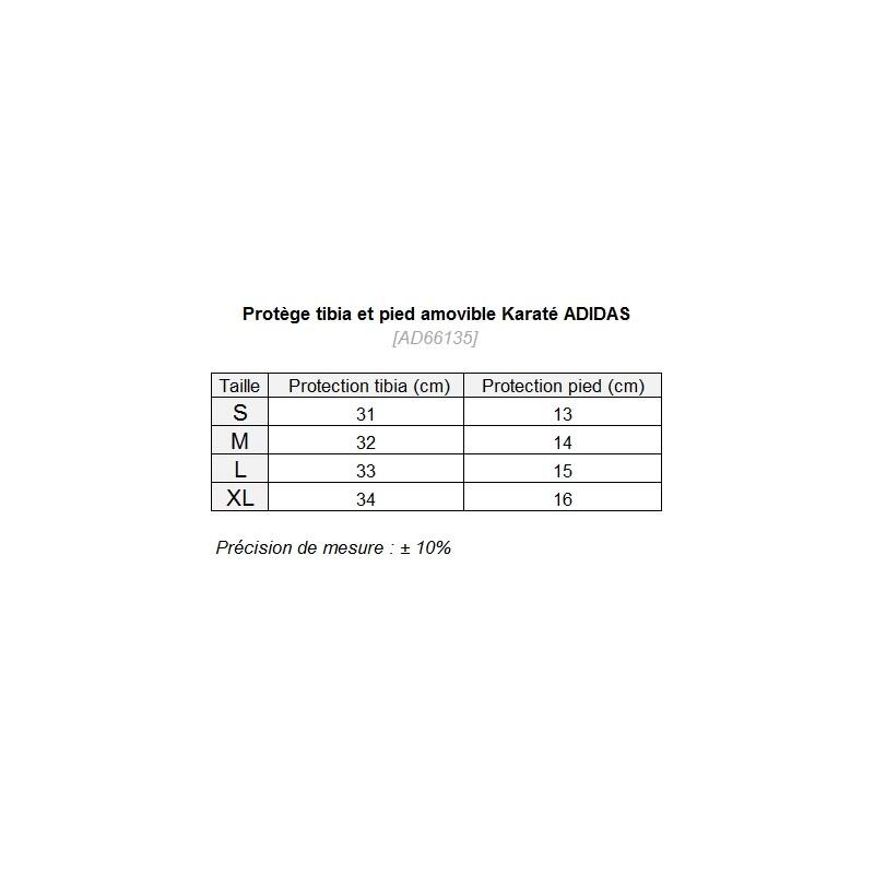 Protège Tibia WKF Avec Base Amovible - Rouge