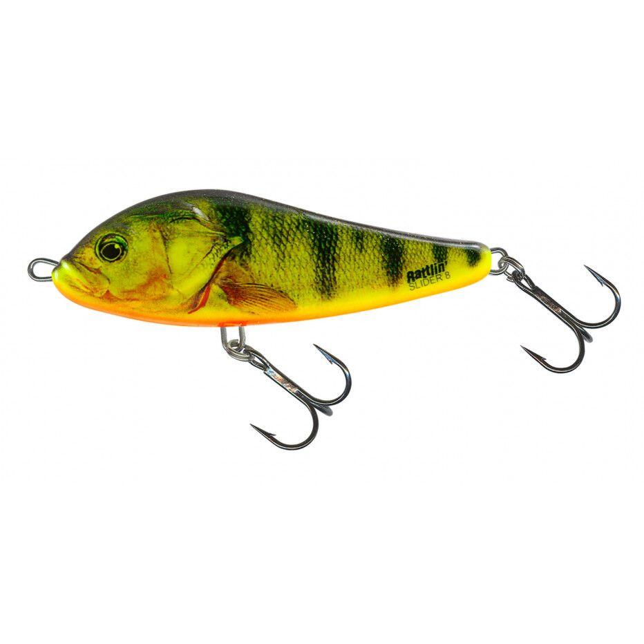 SALMO Salmo Rattlin Slider 8Cm Supernatural Hot Perch - Roofvis Jerkbaits