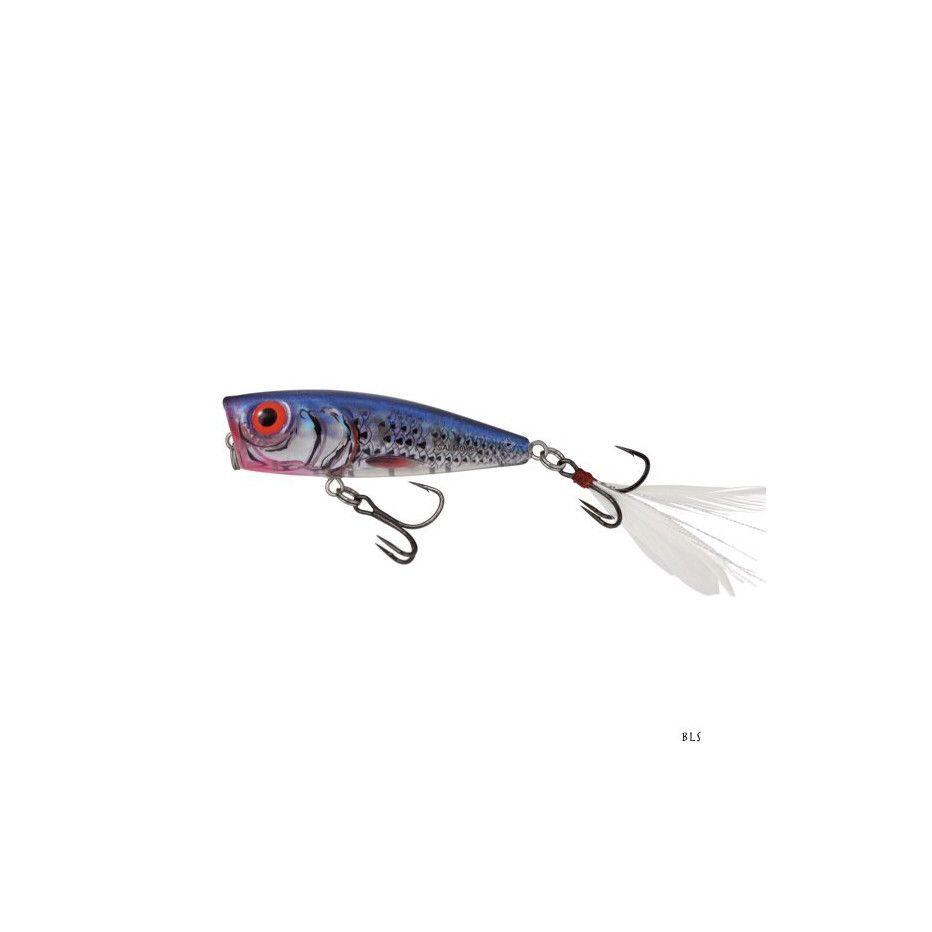 SALMO Salmo Rattlin Pop 7Cm Floating Clear Blue Shiner - Roofvis Pluggen