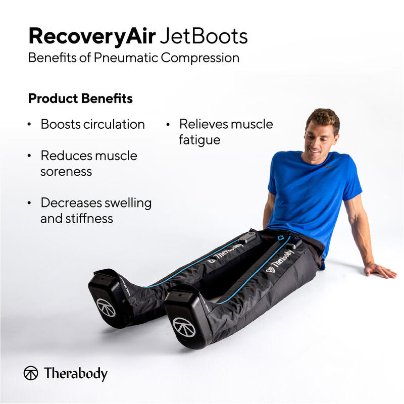 Recovery Air JetBoots 真無線壓縮筒靴 - 黑色