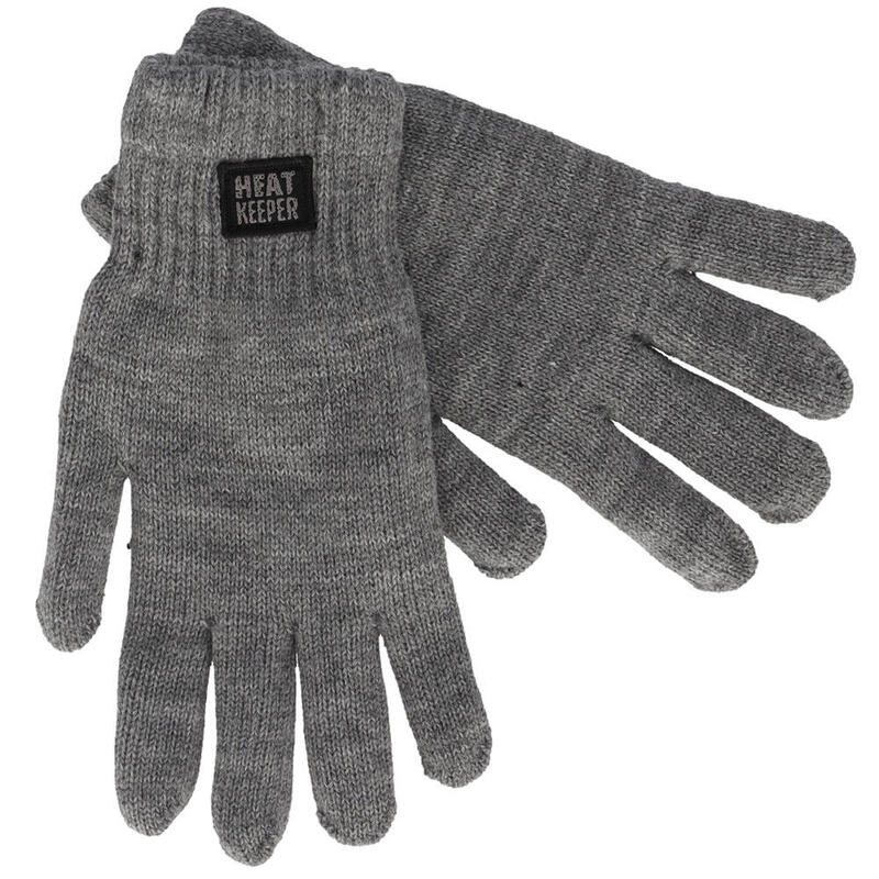 Heatkeeper Heren Thermo Handschoenen Middle Grey