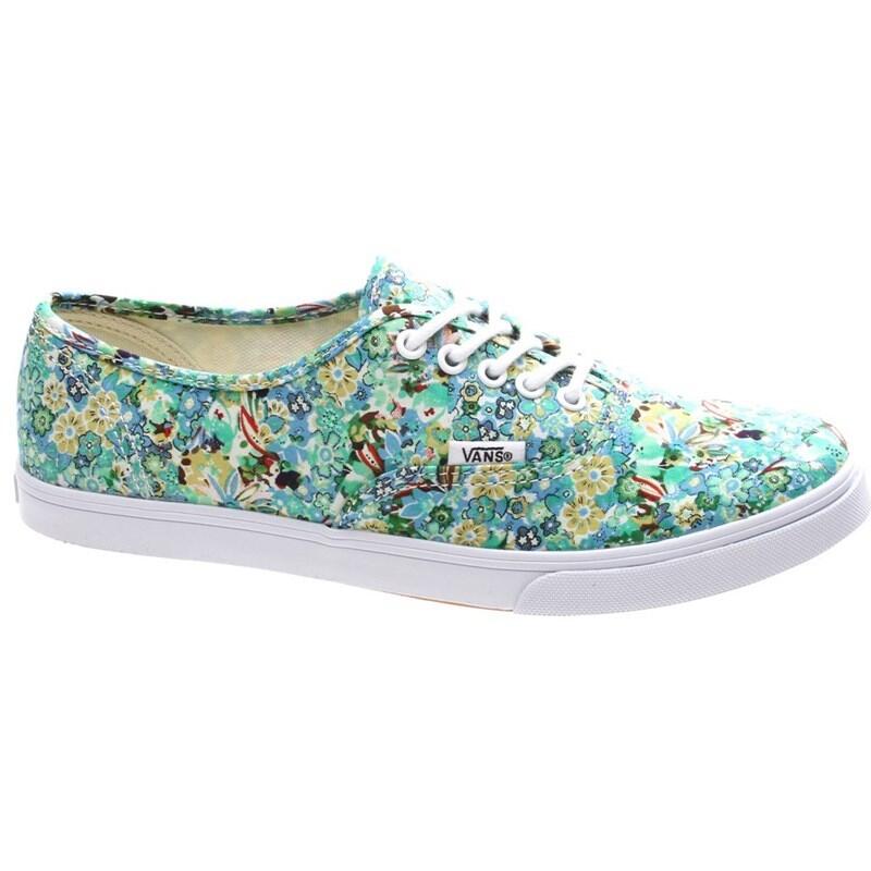 VANS Authentic Lo Pro (Ditsy Floral) Pool Green Shoe W7NFE6