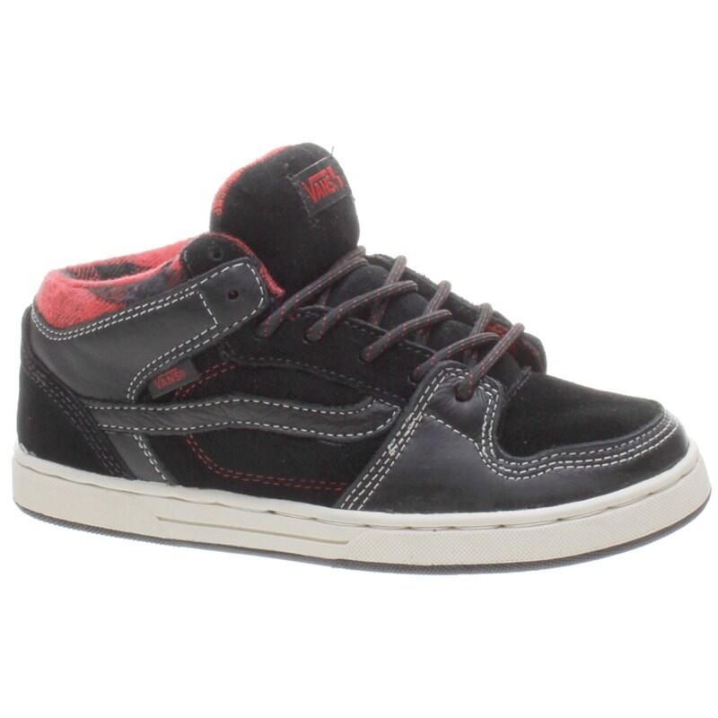 VANS Edgemont Weather Black/Red Kids Shoe NJ5LIS