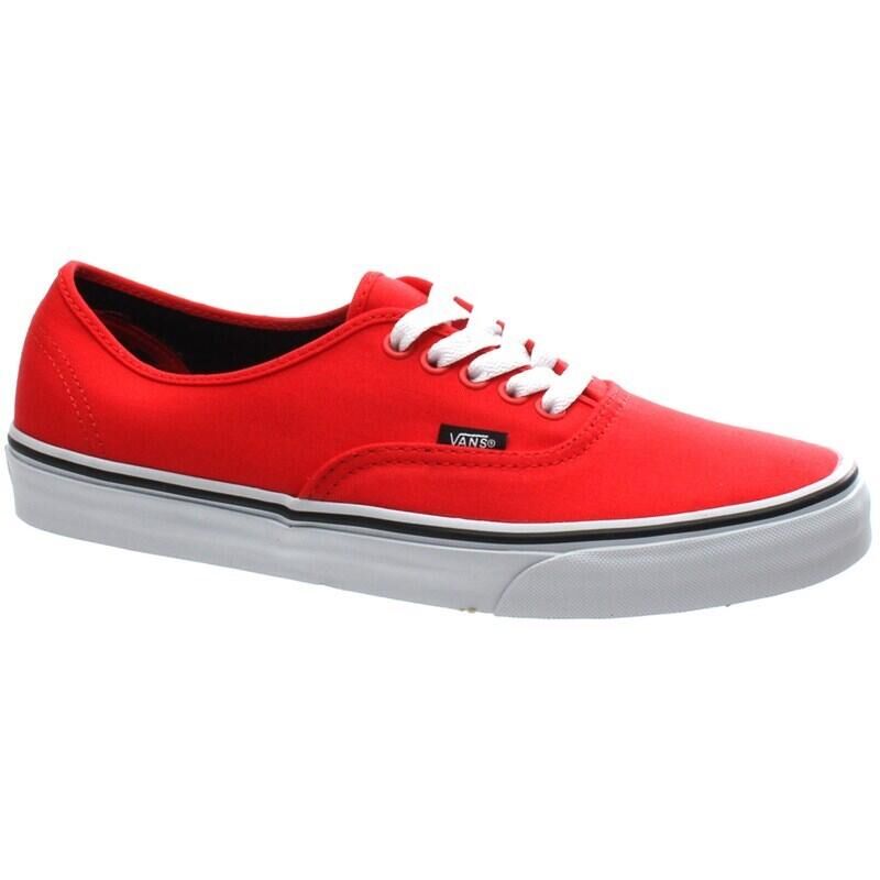 VANS Authentic Fiery Red/Black Shoe SCQ7ZW