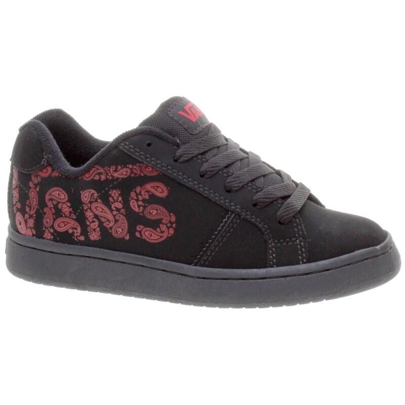 VANS Widow (Bandana Vans) Black/Red Kids Shoe DE333Q