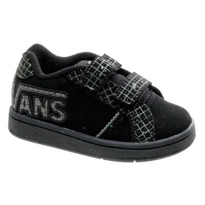 VANS Widow V (Speckle Grid) Black/Charcoal Toddlers Shoe HBE0LN