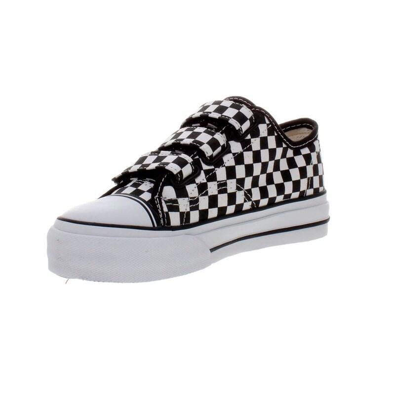 VANS Big Skool Black/White Small Checkerboard Toddler Shoe DWOCK2