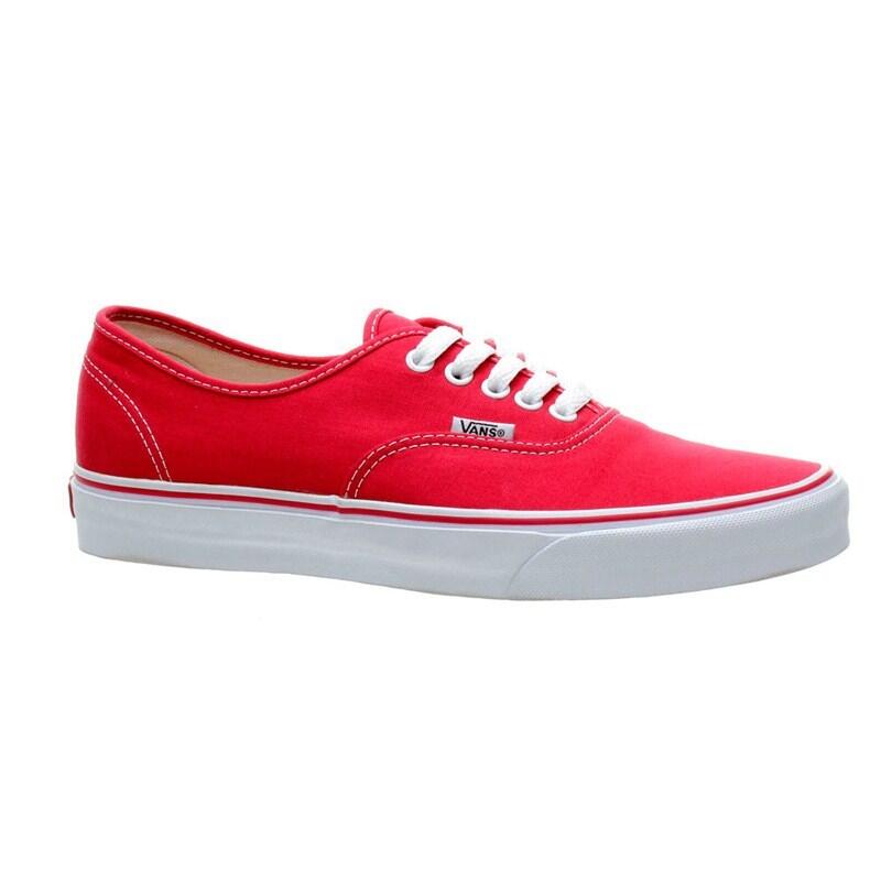 Vans on sale red shoes