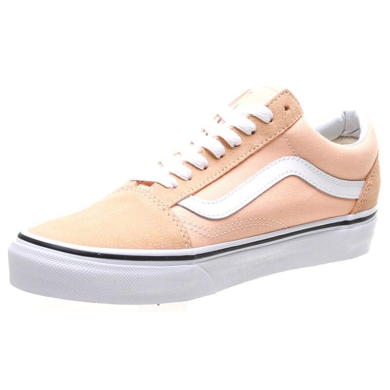 Vans - Chaussures De Marche Pour Femmes Vans Old Skool Trainers - Baskets - Blanc|orange - 37 - Decathlon