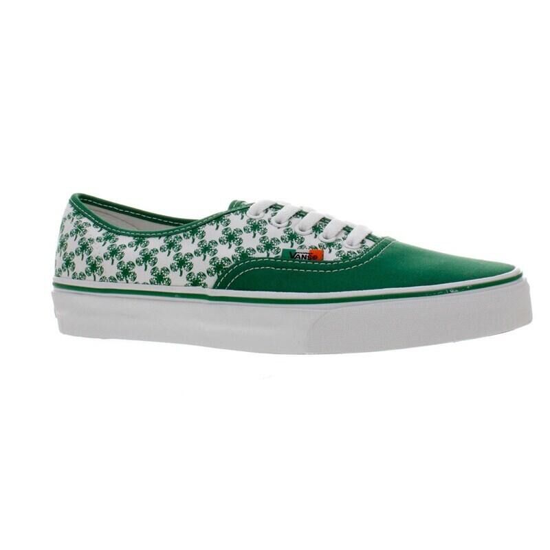 VANS Authentic (Skull Leaf Clover) Leprechaun/Vermillion Orange Shoe EE33FT