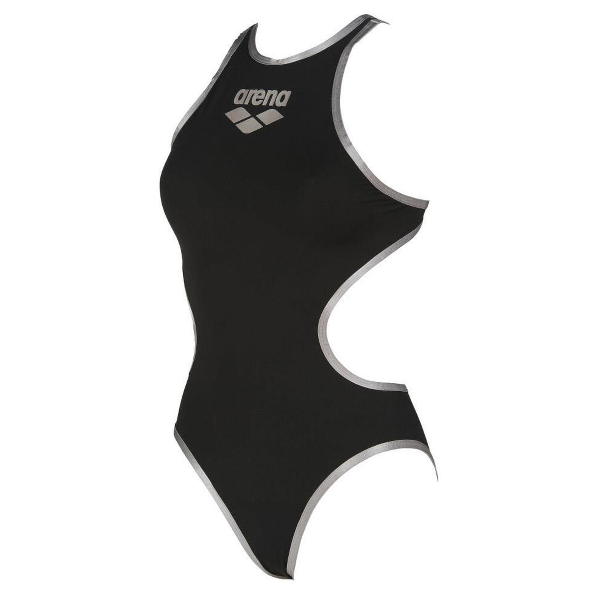 ARENA Arena Women's One Big Logo One Piece Swimsuit - Black / Silver