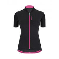Gravel - Maillot Femme noir Velò