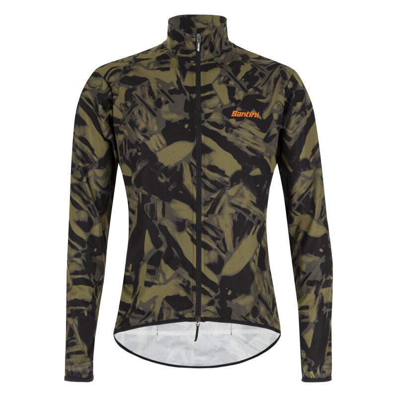 Chaqueta ciclismo Nebula Gravel Antiviento hombre verde militar