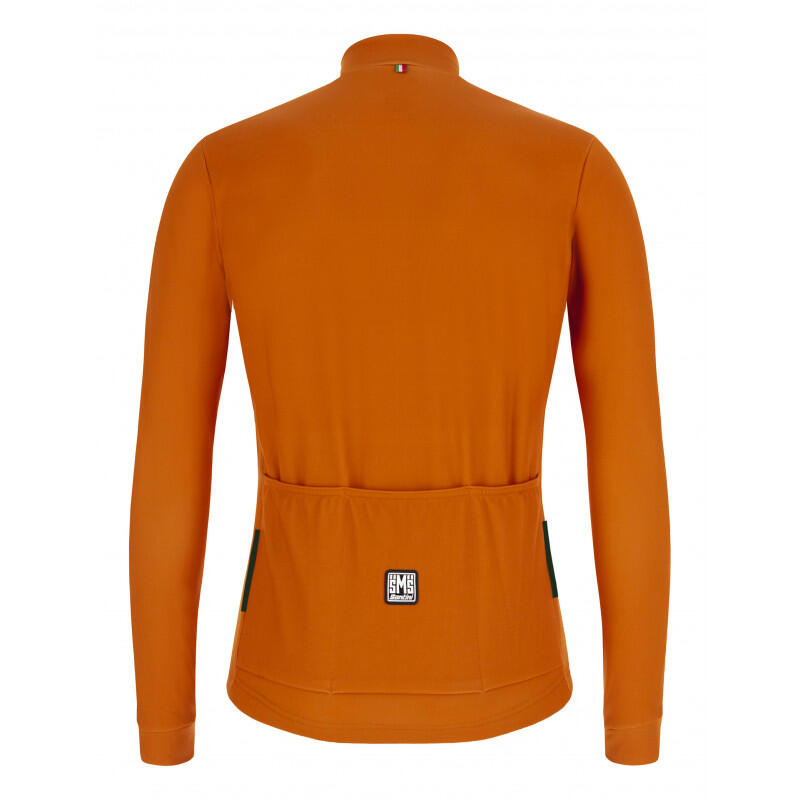 Maillot ciclismo gravel hombre naranja