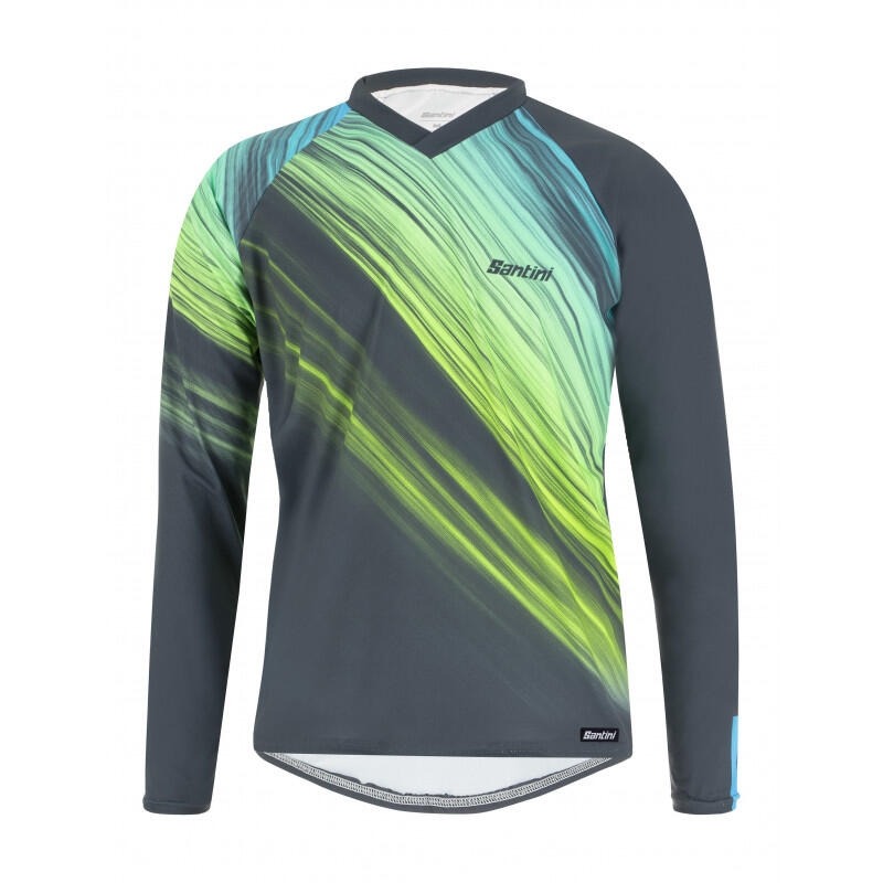Maillot ciclismo montaña manga larga hombre Sasso verde