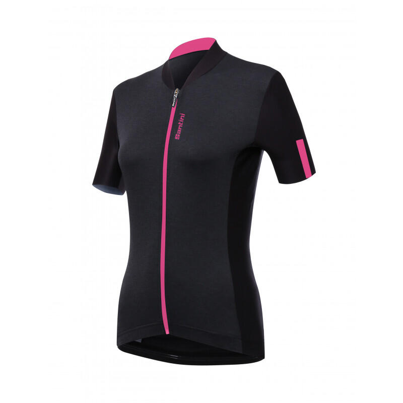Gravel - Maillot Femme noir Velò