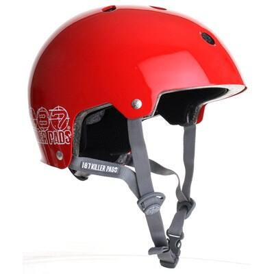 187 KILLER PADS 187KP Certified Skate/BMX Helmet - Red