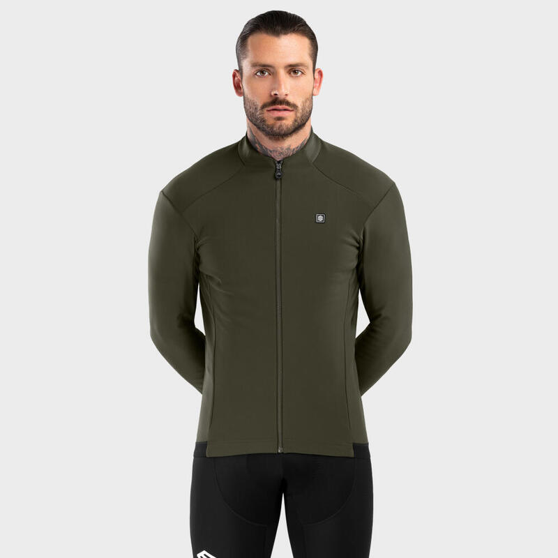 Casaco softshell Ciclismo Homem J1 Khangai SIROKO Khaki