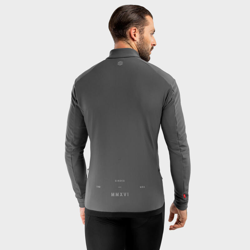 Heren Wielrennen Softshell jack J1 Julier SIROKO Grijs