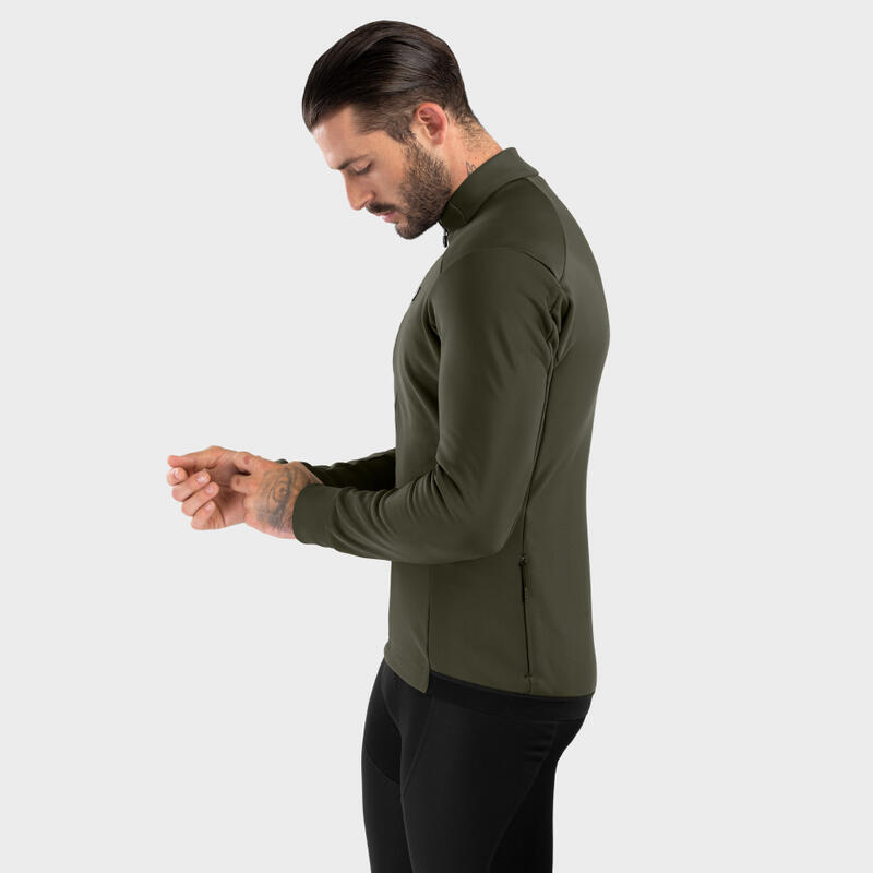 Giacca softshell Ciclismo Uomo J1 Khangai SIROKO Kaki