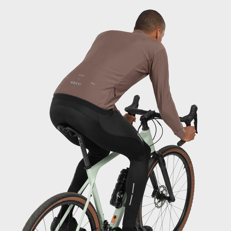 Casaco softshell Ciclismo SIROKO J1 Larrau Castanho Homem