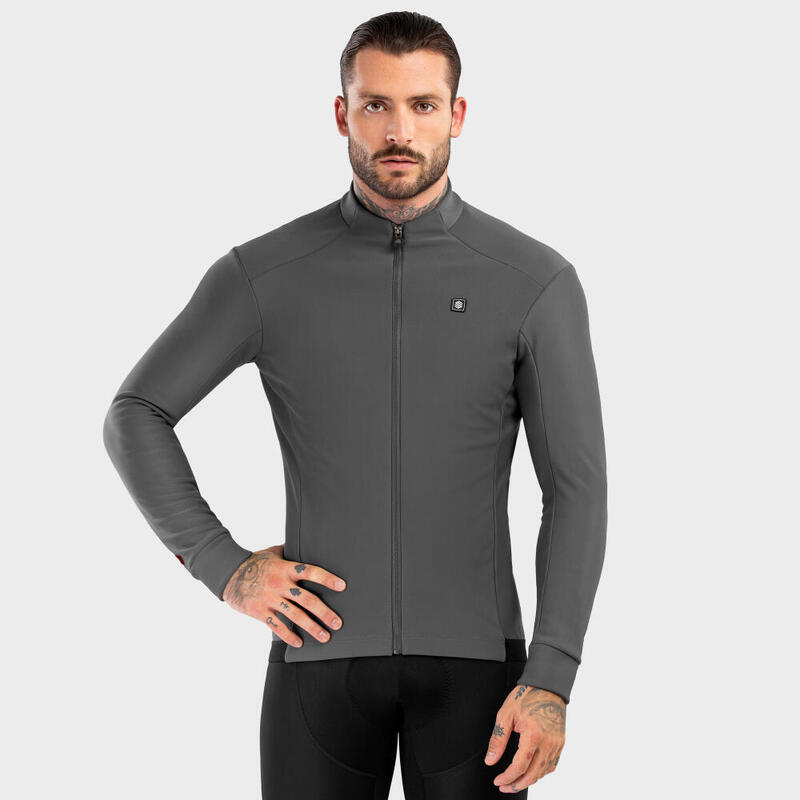 Veste softshell Cyclisme SIROKO J1 Julier Gris Homme