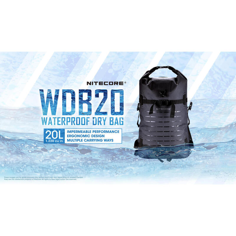 WDB20 / 防水背包20L / 黑色