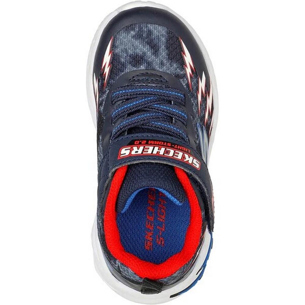 Baby Boys Light Storm 2.0 Trainers (Navy/Red) 2/4