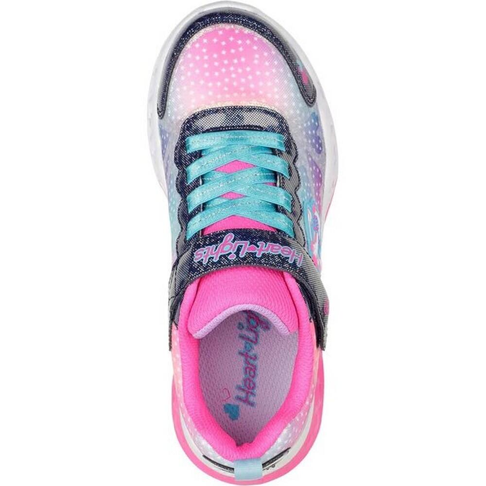 Scarpe da ginnastica FLUTTER HEART LIGHTS SIMPLY LOVE da bambina (blu navy / rosa)