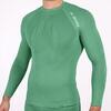 T-shirt thermique à manches longues pour adultes, vert