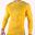 Camiseta térmica de fútbol amarilla de manga larga para adulto